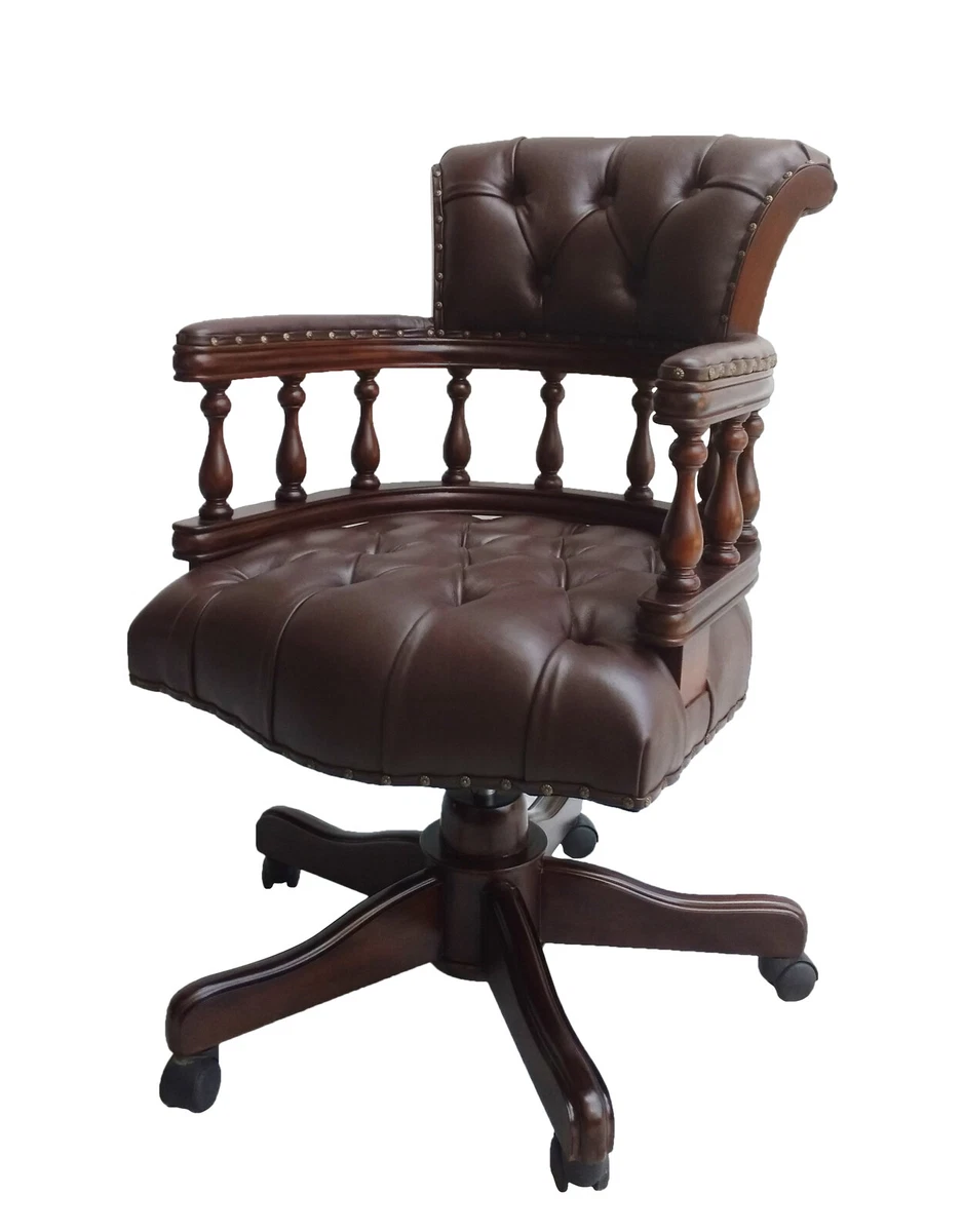 Buttoned office chair sale