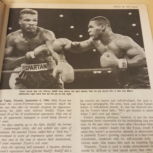 KO Magazine January 1987 Original Autograph COA Sugar Ray Leonard Boxer - 画像8/12