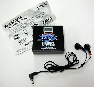 SIRIUS SATELLITE DIGITAL AM FM POCKET SPORT ESPN RADIO