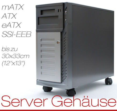 SERVER GEHÄUSE ATX EATX GROSSE MOTHERBOARD 30x33CM AUCH FÜR NAS HDD STORAGE 500W - Bild 3 von 10