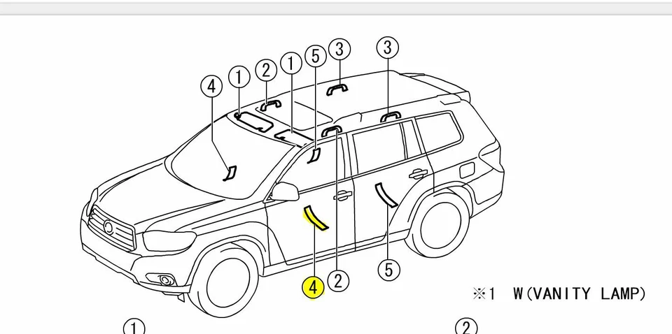 Toyota Highlander 2008-2010 передняя дверная панель со стороны водителя деревянная отделка подлинная оригинальная - Изображение 3 из 4