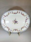 Antique 14.5" X 11.5" Mintons porcelain Floral Platter Handpainted Floral