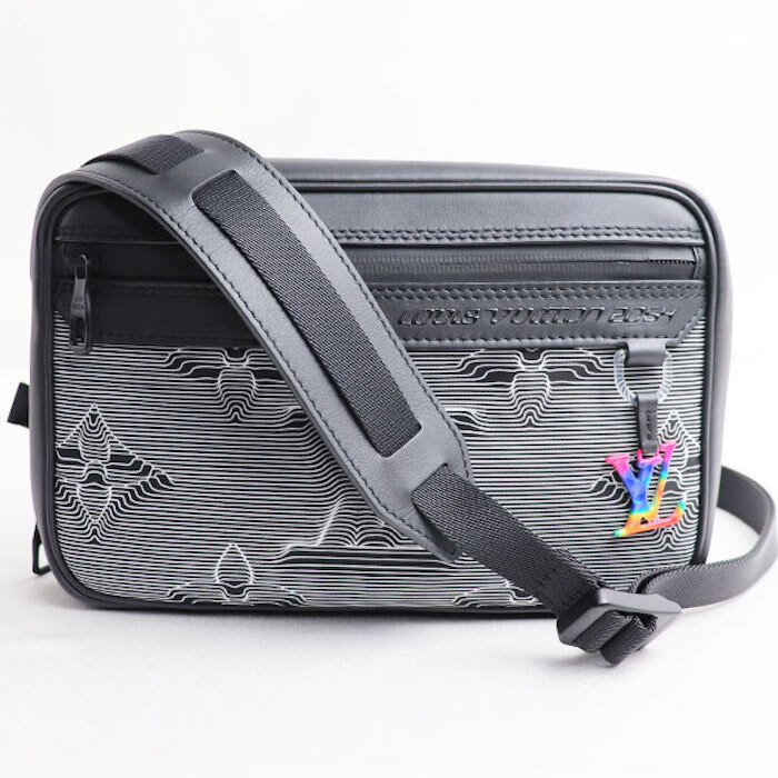 LOUIS VUITTON Crossbody Bag Expandable Messenger M55698 Shoulder 