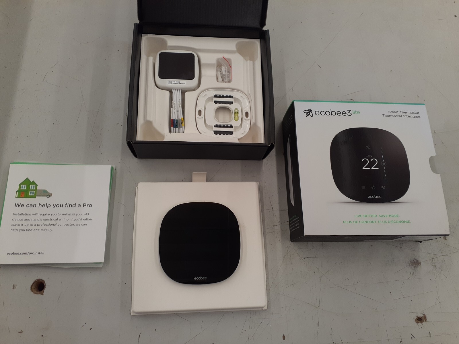 ecobee3 lite Smart Thermostat - Black (EB-STATE3LT-02) 636878381745 | eBay