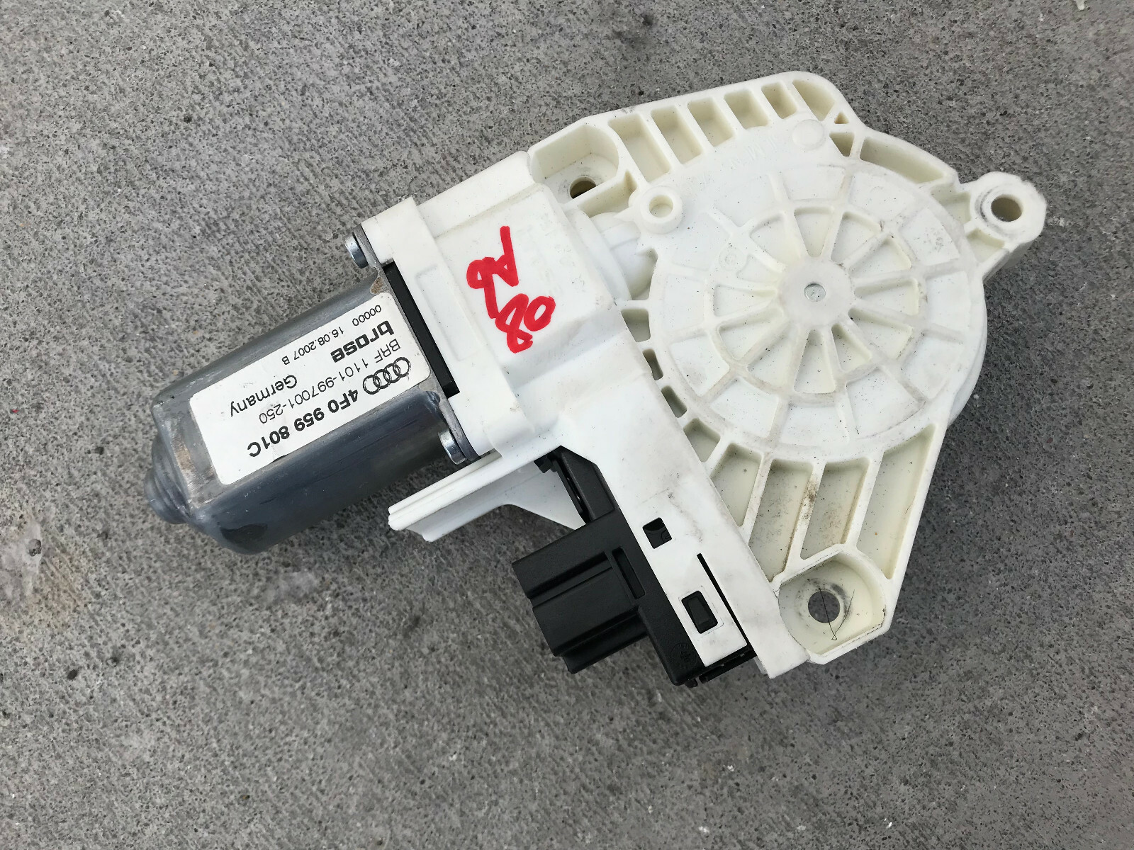 2006 2007 2008 AUDI A6 Sedan Left Rear Driver Side Window Motor OEM eBay