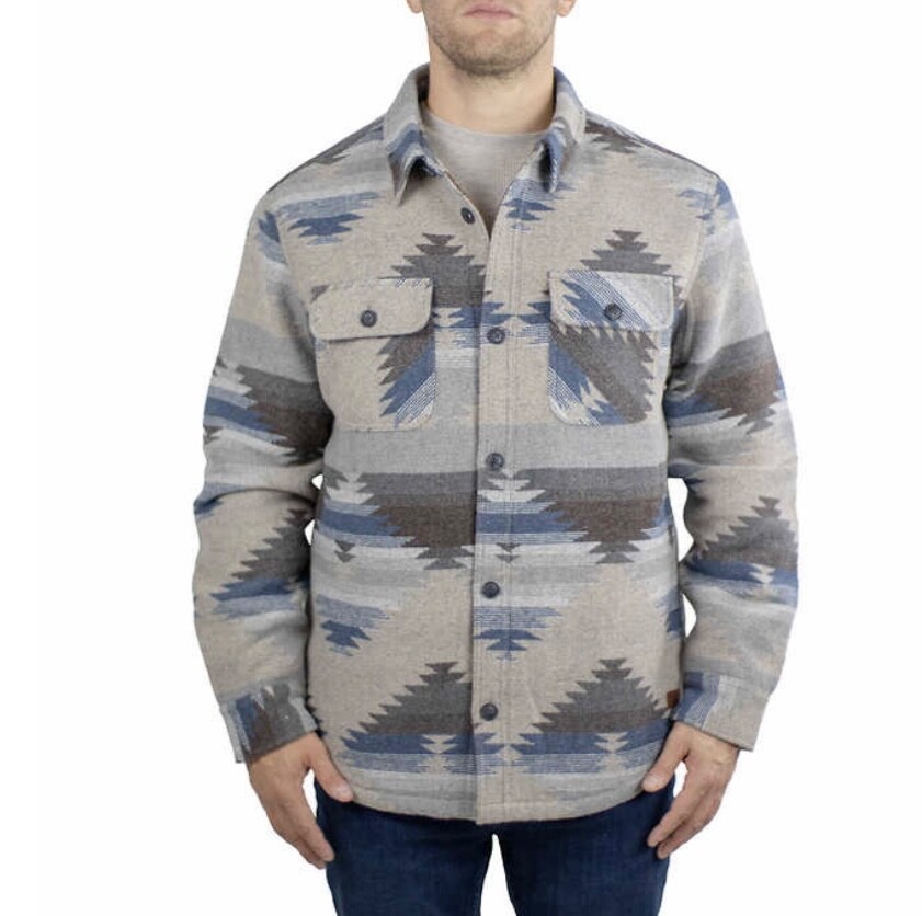 Jachs Men’s Shirt Jacket Select Size L Wool Blend Fleece Lined eBay