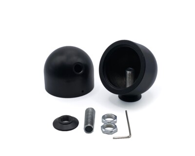 Car Specials Alugehäuse Pods für Hertz MP25.3 Hochtöner in schwarz M10 Gewinde