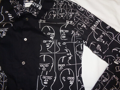 RARE! 2021 COMME des GARCONS HOMME DEUX x DAVID SHRIGLEY BRAIN