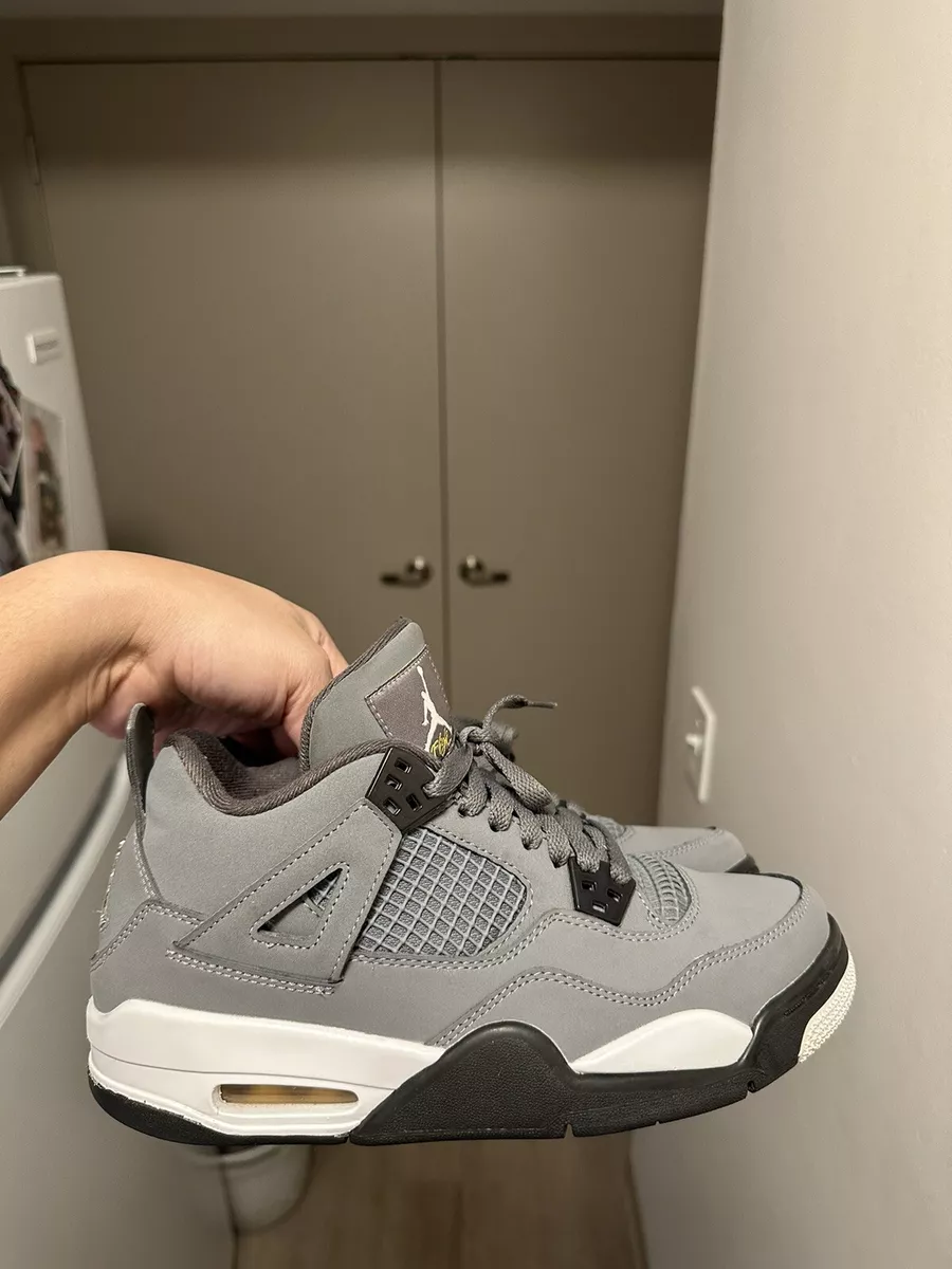 Nike Air Jordan 4 IV Retro Cool Grey 6.5 OG GS Gray White 2019 007 | eBay