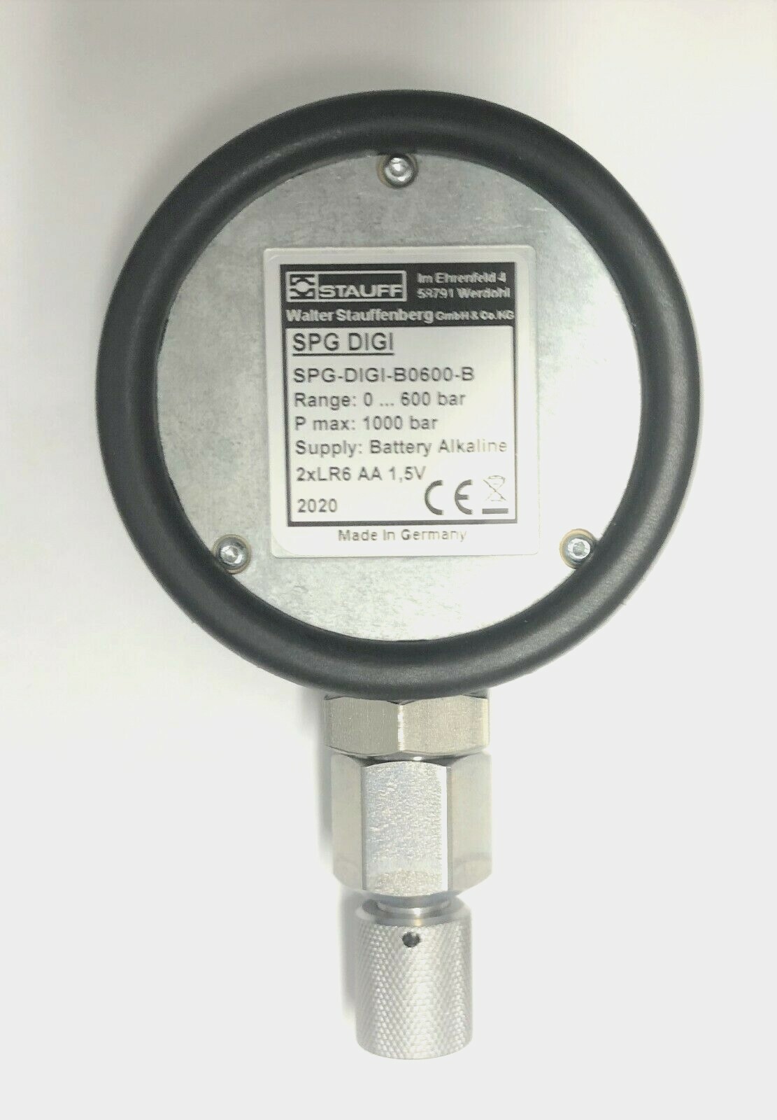 Digital Pressure Test Kit Stauff Germany 0600 Bar Hydraulic 2m TestHose eBay