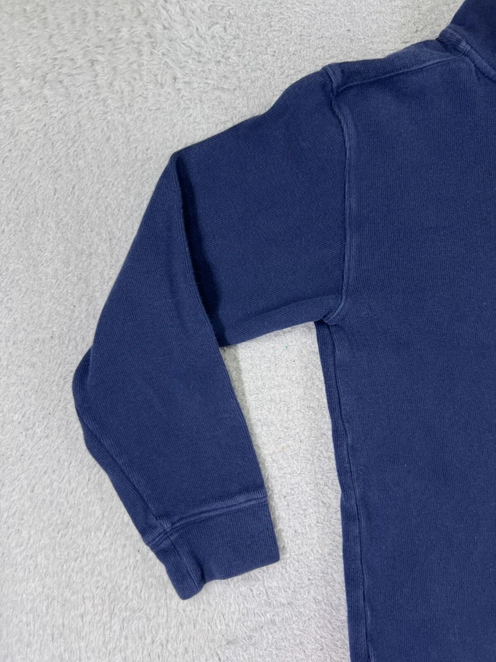 Suéter Ralph Lauren Niños Extra Grande Azul 1/4 Cremallera Algodón Golfista Simulación Foto 3 de 4