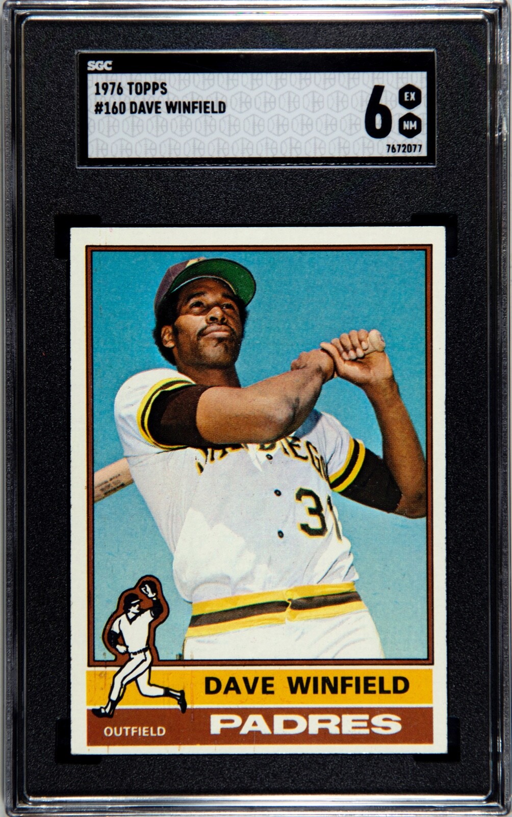 1976 Topps #160 Dave Winfield SGC 6 EX/NM