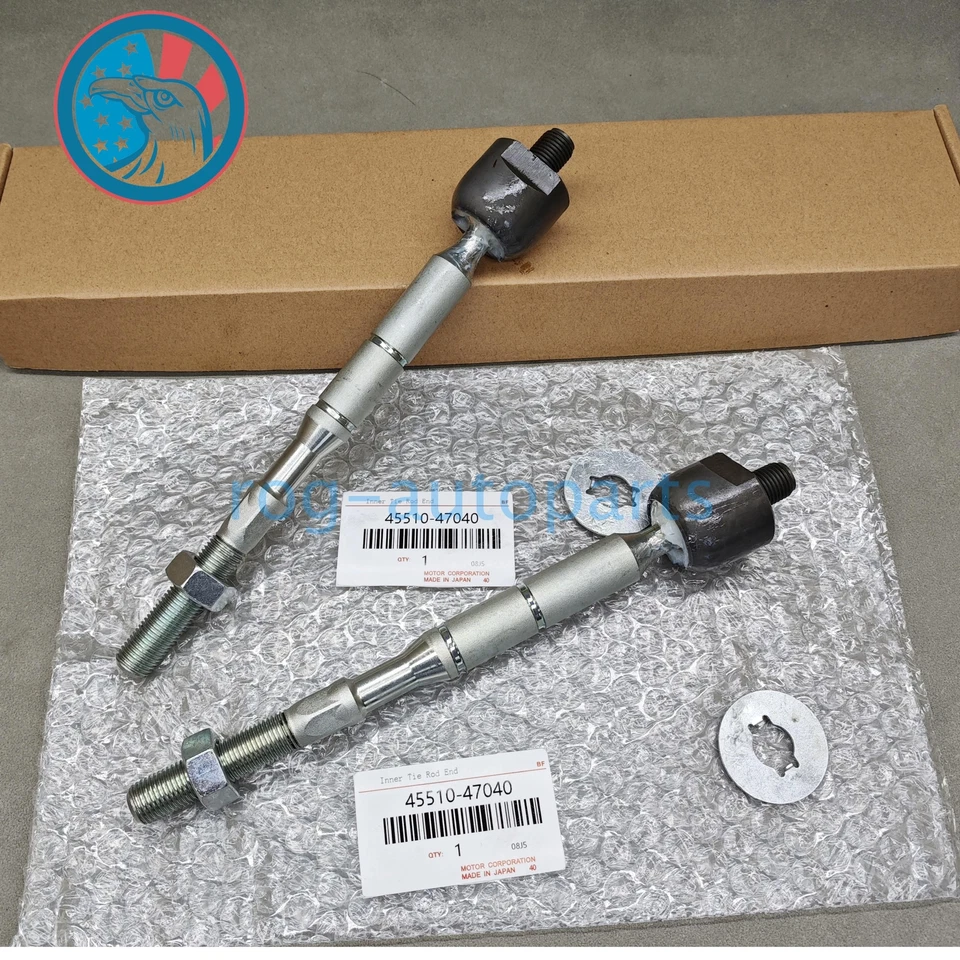 New New 2PCS Inner Tie Rod End Fits For Toyota Prius 2010-2015 4551047040 USA Foto 2 de 4