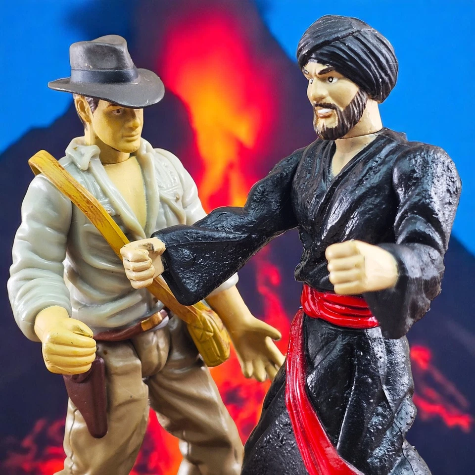 Lote De Colección Figura De Acción Indiana Jones y Raiders of the Lost Ark Cairo Swordsman Foto 2 de 4