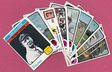 1973 Topps Baseball Cards & Blue Team Checklists,  VG to EX to EXMT