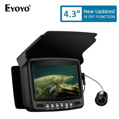 Eyoyo EF43A-25M 1000TVL Fischfinder Unterwasser Eisfischen Kamera 4,3'' Monitor