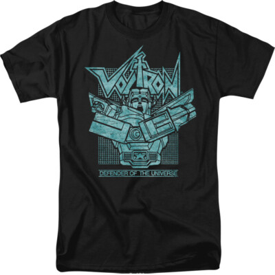 VOLTRON DEFENDER ROUGH Licensed Adult Men's Graphic Tee Shirt SM-6XL