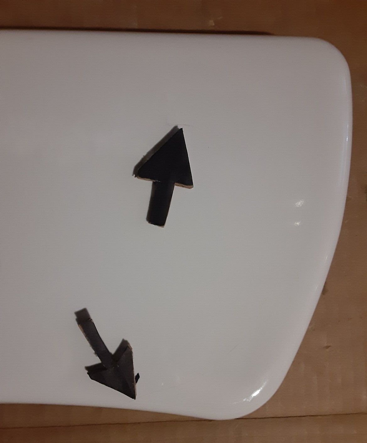 No Cracks. WHITE 19 x 9 Lamosa Sahara Sasa Vortens 3464V 3469V toilet