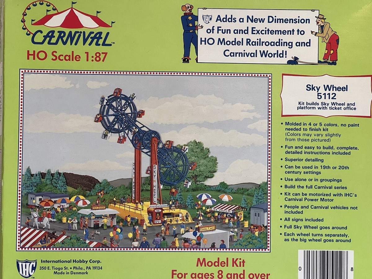 IHC 5112 Sky Wheel Open Kit COMPLETE Never Built Carnival Series