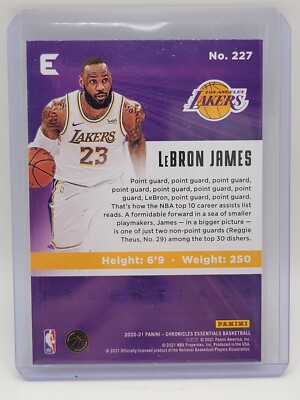 2020-21 Panini Chronicles - Essentials #227 LeBron James | eBay