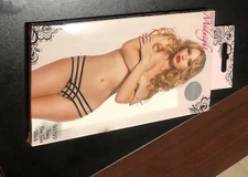 seven til midnight thong one size black