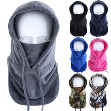 Men Women Winter Warm Fleece Full Face Mask Cover CS Hoods Hat Ski Balaclava US