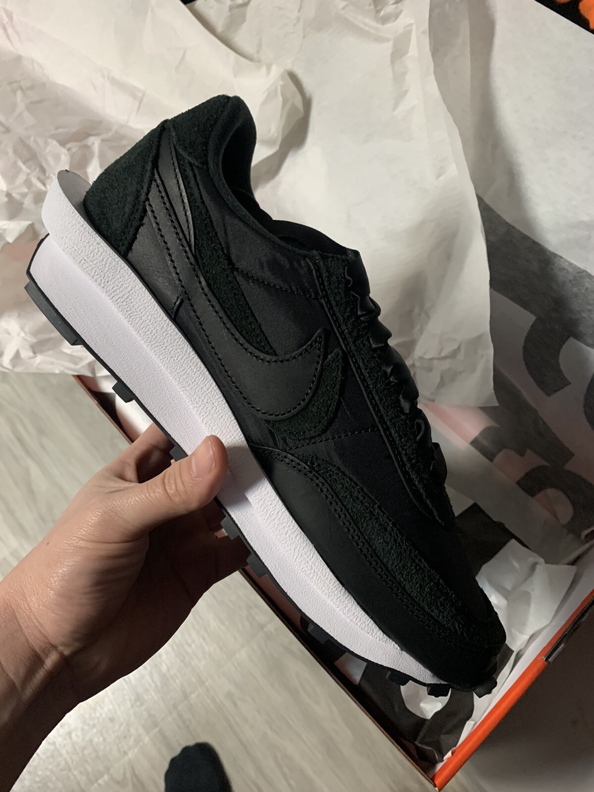 SACAI X NIKE Nike LDWaffle x Sacai nylon nero 2020 taglia 10 5 DS