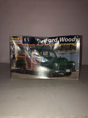 New 1948 Ford Woody Revell 1/25 Sealed Model Kit Large Box 48 Woody