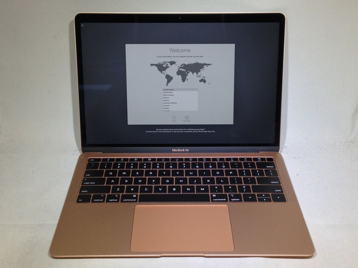 MacBook Air 13 Gold 2018 1.6 GHz Intel Core i5 8GB 128GB SSD Very