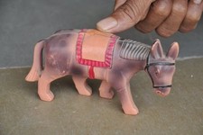 Vintage Fine Colorful Unique Donkey Celluloid Toy , Japan