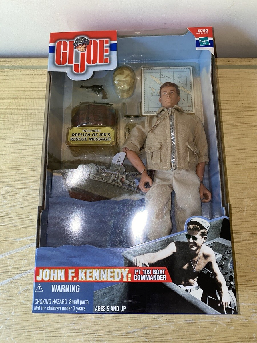 NEW GI Joe WW2 JFK John F Kennedy PT 109 Boat Commander Doll