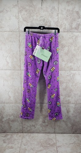 Top y pantalón polar estampado azul/blanco medio Em & Alfie para mujer PJ Se - Imagen 4 de 4