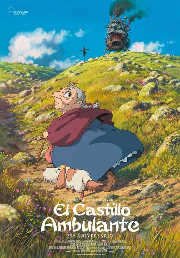 El castillo ambulante (Póster Original) 70x100 Dirección: Hayao Miyazaki