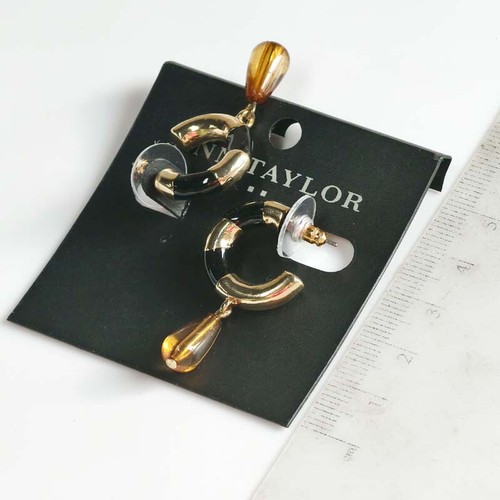 New Ann Taylor Teardrop Hoop Earrings Gift Fashion Women Party Holiday Jewelry - Picture 3 of 3