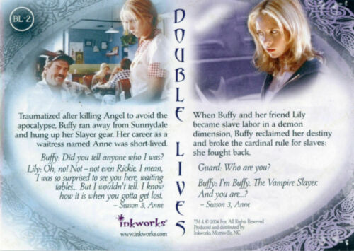 BUFFY WOMEN OF SUNNYDALE DOUBLE LIVES BL1 TO BL3 SET OR SINGLES CHOOSE - Picture 16 of 17