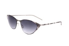Italia Independent MOD 0203 I-THIN METAL HAVANA GREY 55/19/140 Women's Sunglass