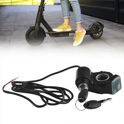 For Kugoo Electric Scooter E-bike Power Switch With Keys For IGNITION Voltmeter