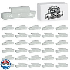 Upgraded 1.25oz Clip On Wheel Weights for Steel Rims Corrosion-Resistant Coat