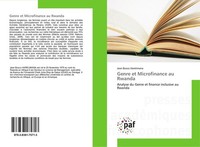 Genre Et Microfinance Au Rwanda Jean Bosco Harelimana