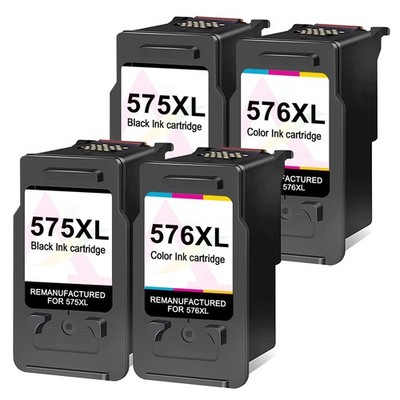 Patronen für Canon PG-575 CL-576 XL Pixma TS3750i TS3751i TS3551i TR4755i 4756i