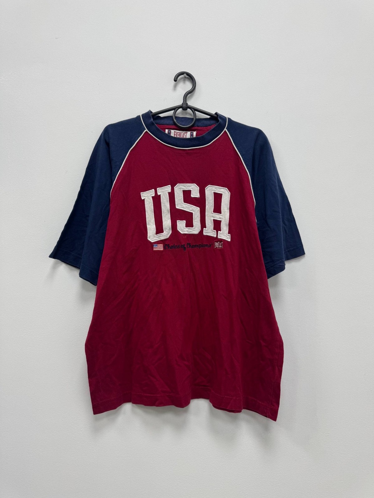 Vintage USA Everlast T shirt Boxing Jersey Champions Rare Mens sz L