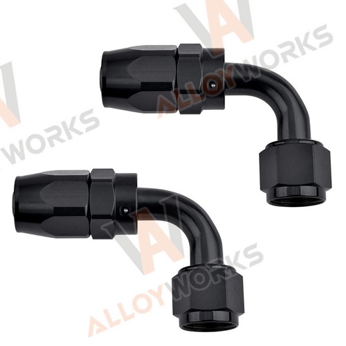 AN20 20AN 90 Degree Swivel Oil Fuel Line Hose End Fitting Adaptor Black Aluminum Wldhtfhaqunzwkru AN20 20AN 90 Degree Swivel Oil Fuel Line Hose End Fitting Adaptor Black Aluminum Wldhtfhaqunzwkru