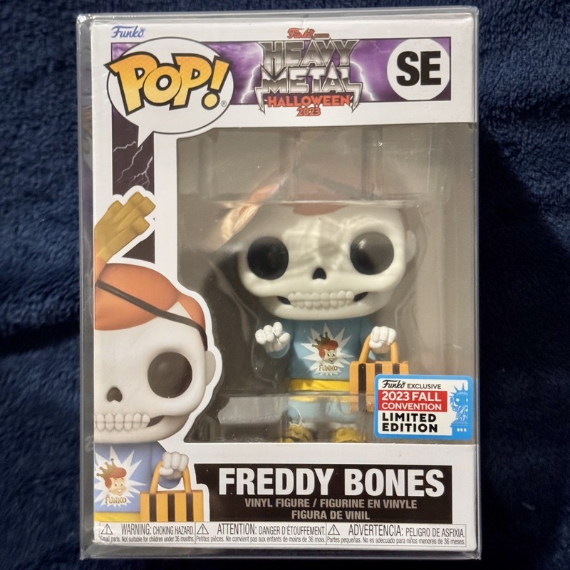 Funko Pop! Freddy Bones Funko Heavy Metal Halloween 2023 Fall Convention