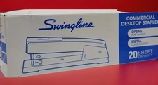 Swingline 44401 Commercial Desktop Stapler 20 Sheets Capacity Black