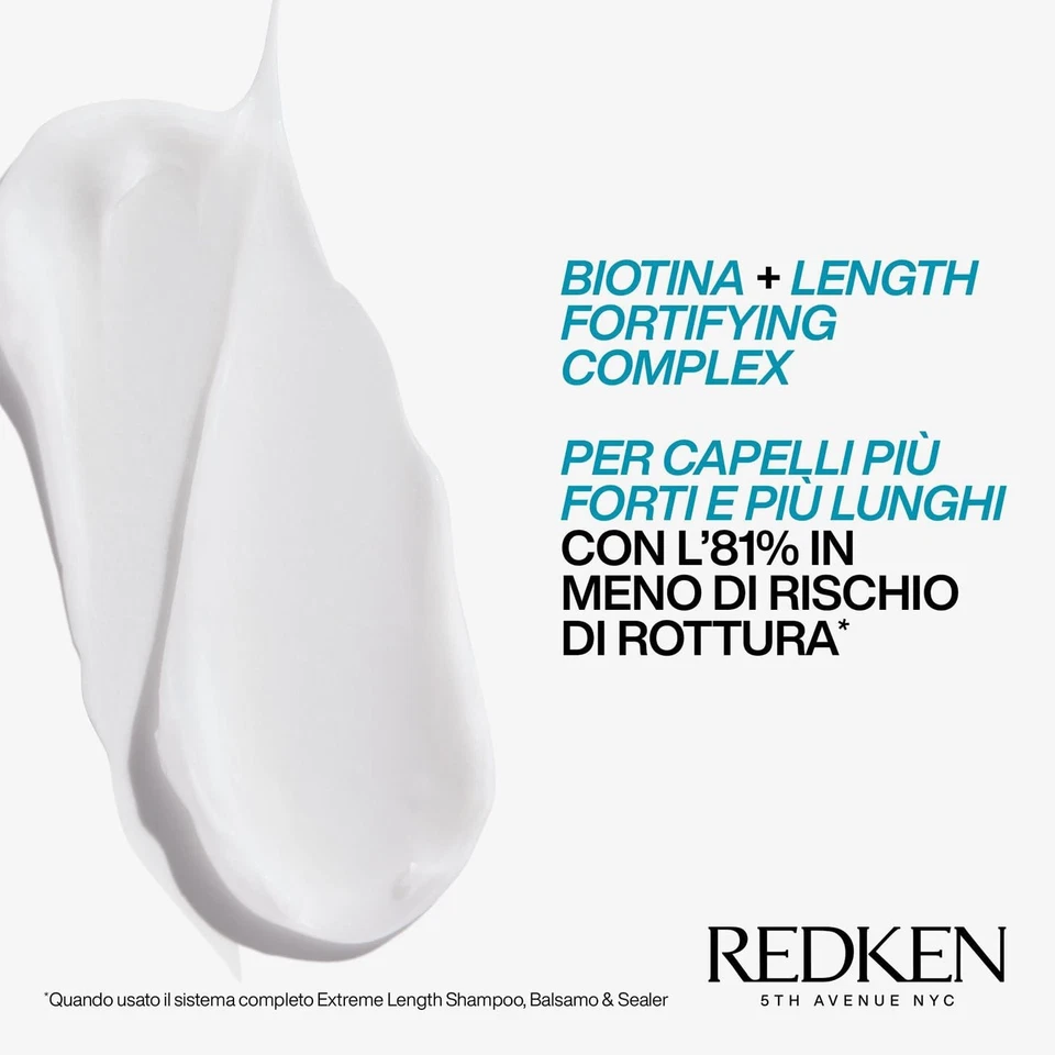Redken Balsamo professionale Extreme Length Fortificante per capelli danneggiati - Immagine 4 di 4