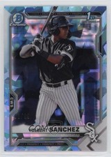 2021 Bowman Sapphire Chrome Prospects Aqua Refractor 62/99 Yolbert Sanchez 06qf
