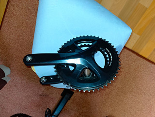 Shimano Sora 2 fach Kurbelsatz mit Kettenblättern Aluminium Schwarz