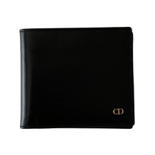 Christian Dior CD logo Men s bifold wallet bl...