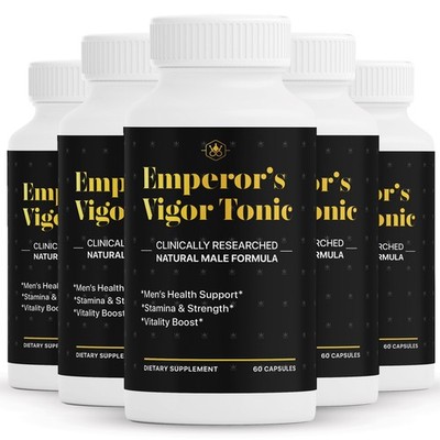 (5 Pack) Emperor's Vigor Tonic Natural Dietary Supplement to Improve Performance
