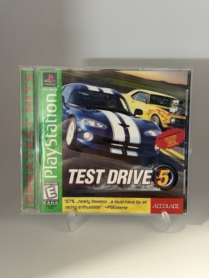 Test Drive 5 (Sony PlayStation 1, Greatest Hits) Manual Included 1998 Racing